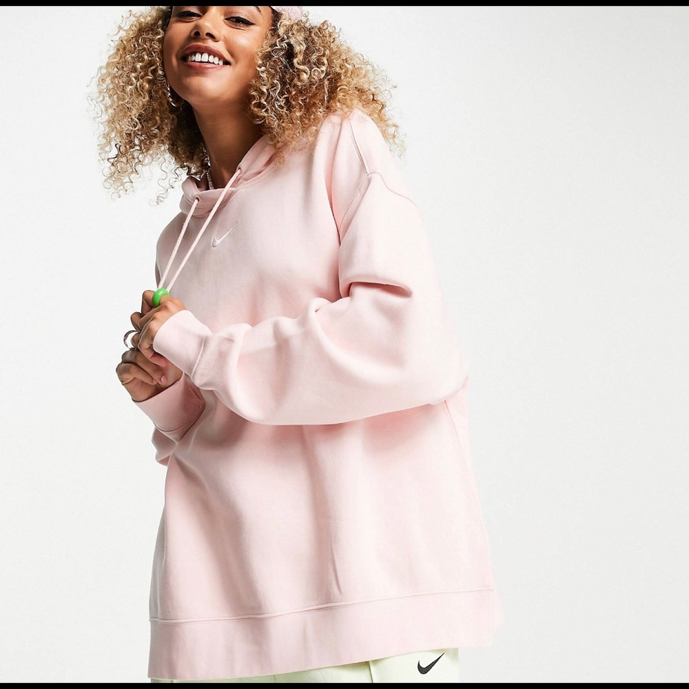 Pink Nike hoodie